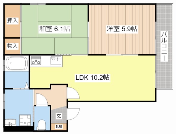 アーバンコートの物件間取画像